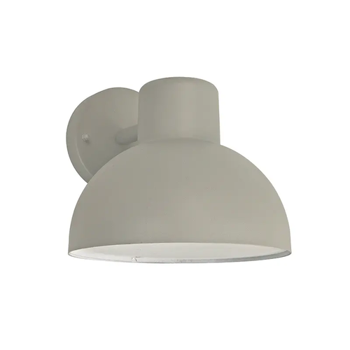 ^ПЯСЪЧНО СИВА СТЕННА ЛАМПА BERO 1XE27 MAX.10W LED IP44 С ОПАЛ PC ДИФУЗЕР
