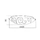 CEILING LAMP D40CM 3XE27 GLASS CHAPLIN - изображение 2