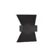 WALL MOUNTED LED 6W 3000K ALUMINUM BLACK 20Χ16Χ7CM ELEGANT