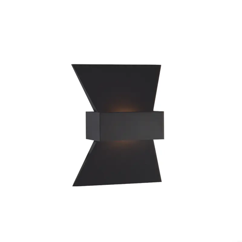 WALL MOUNTED LED 6W 3000K ALUMINUM BLACK 20Χ16Χ7CM ELEGANT