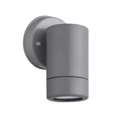 ЕДНОЛЪЧЕВА СИВА PP СТЕННА ЛАМПА GU10Max.3W LED IP65