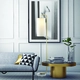 FLOOR LUMINAIRE 1XE27 OSAKA GOLD METAL+WHITE SHADE-MARBLE IP20 26,5X23XH160CM - изображение 2