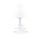 TABLE LAMP WHITE SHADE1XE27 METAL SPIRAL LAGOS