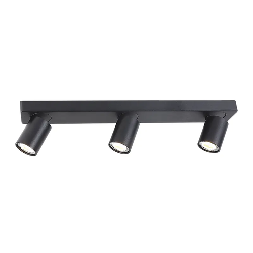 СТЕННА ЛАМПА 3XGU10 ЧЕРЕН АЛУМИНИЙ 54Χ7Χ11CM ELITIS