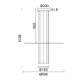 ПЕНДЕЛ LED 18W 3000K  1260LM ELIA ЧЕРЕН МЕТАЛ  IP20 D60XH104CM - изображение 3