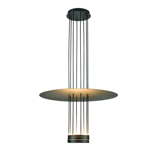 ПЕНДЕЛ LED 18W 3000K  1260LM ELIA ЧЕРЕН МЕТАЛ  IP20 D60XH104CM