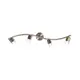 SPOT GLASS G9 IV TRACK BRASS NAPLES