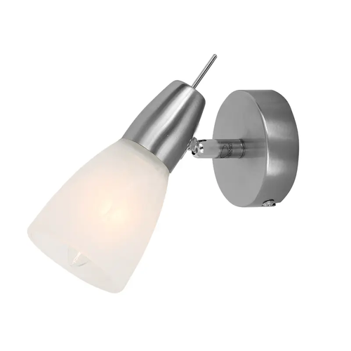СПОТ I СТЪКЛО НИКЕЛ МАТ   40W E14 KAMET