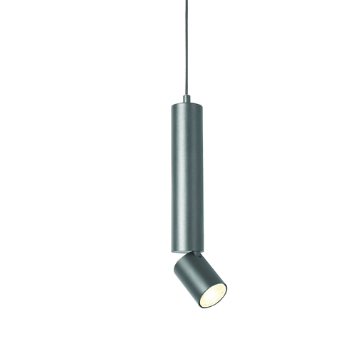 ПЕНДЕЛ 1XGU10 BABEL СИВ МЕТАЛ IP20 D5,6XD8XH140CM