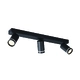 ^WALL MOUNTED LIGHTING 3XGU10 DIVINO BLACK ALUMINUM IP20 54X7X13,5CM