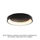 CEILING LIGHT LED 73W DIMMER CCT 5450LM BLACK METAL D78XH14CM APOLLO