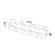 ПЛАФОН LED 33W ДИМИРУЕМ CCT 3300LM SOLO МЕТАЛ БЯЛ IP20 57X14X6CM - изображение 3