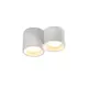 GYPSUM 2 ROUNDS CEILING LIGHT NATURAL 215*110*110 GENI 2*GX53