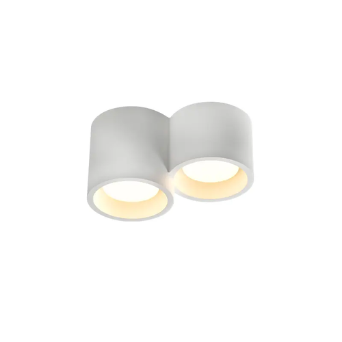 GYPSUM 2 ROUNDS CEILING LIGHT NATURAL 215*110*110 GENI 2*GX53