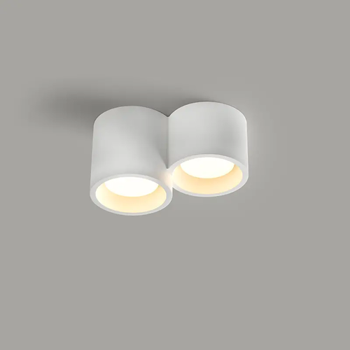 GYPSUM 2 ROUNDS CEILING LIGHT NATURAL 215*110*110 GENI 2*GX53 - изображение 2