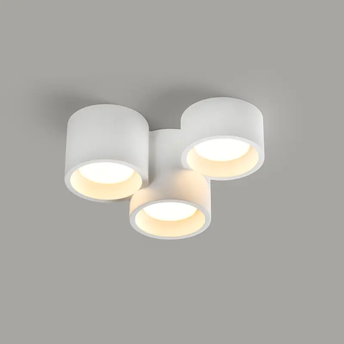 GYPSUM 3 ROUNDS CEILING LIGHT NATURAL 260*170*150 GENI 3*GX53 - изображение 2
