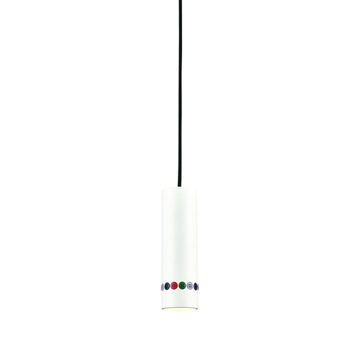 ПЕНДЕЛ 1XGU10 BUTTONS БЯЛ МЕТАЛ IP20 D6XD10XH150CM