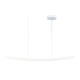^PENDANT LUMINAIRE LED 20W 3000K 1400LM NAAVA WHITE ALUMINUM IP20 102X15X110CM