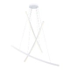 ^PENDANT LUMINAIRE LED 60W 3000K 4200LM NAAVA WHITE ALUMINUM IP20 102X15X110CM