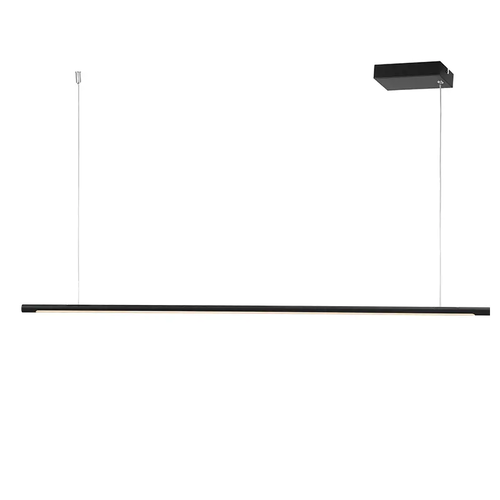 ^PENDANT LIGHTING LED 18W 3000K 1440LM BLACK ALUMINUM TOUCH DIMMER 105Χ1,8ΧΗ150CM AVENUE