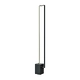 FLOOR LIGHTING LED 35W 3000K 2800LM AELIA BLACK METAL IP20 20,5X14XH150CM