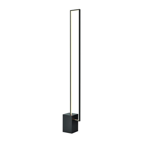 FLOOR LIGHTING LED 35W 3000K 2800LM AELIA BLACK METAL IP20 20,5X14XH150CM