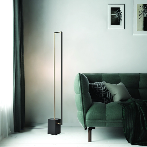 FLOOR LIGHTING LED 35W 3000K 2800LM AELIA BLACK METAL IP20 20,5X14XH150CM - изображение 2