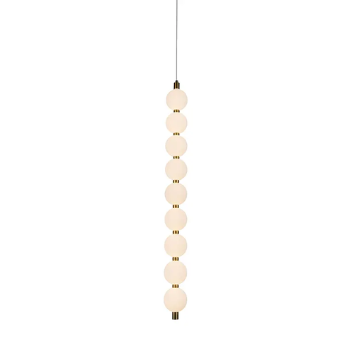 ПЕНДЕЛ LED 14W 1050LM 3000K IP20 ЗЛАТИСТ АЛУМИНИЙ+АКРИЛ