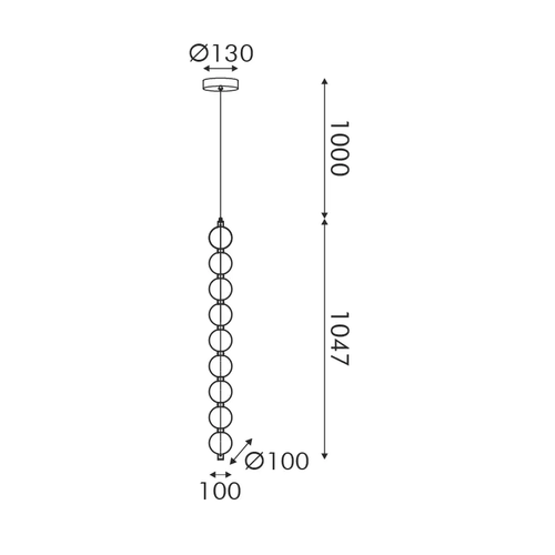 ПЕНДЕЛ LED 14W 1050LM 3000K IP20 ЗЛАТИСТ АЛУМИНИЙ+АКРИЛ - изображение 2