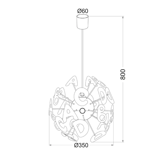 PENDANT 3X40W E14 D35 SCHOOL - изображение 2