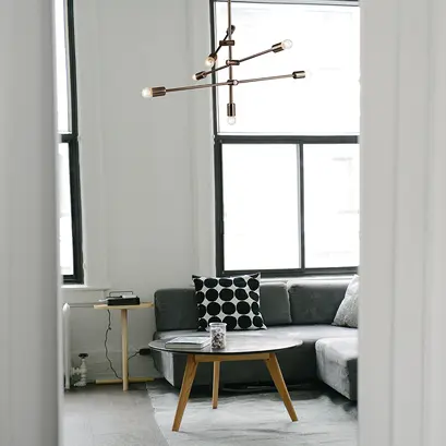 PENDANT 7XE27 METAL BRASS Φ80ΧΗ130CM LUTHER