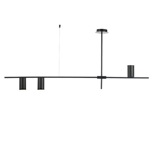 ТАВАННА ЛАМПА 3ΧGU10 ЧЕРНА МЕТАЛНА   130Χ12ΧΗ53CM ARISTO