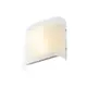 WALL MOUNTED 2XE27 WHITE GLASS MOTIVE+METAL 26Χ25Χ8,5CM SCILLA