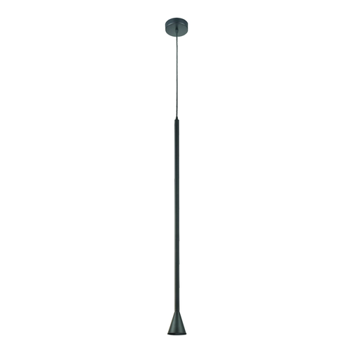 ^PENDANT LUMINAIRE 1ΧGU10 CLOUZOT BLACK METAL IP20 D7,5XD10XH190CM