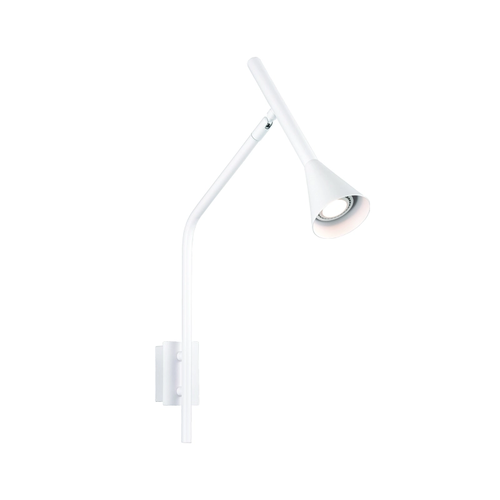 ^WALL MOUNTED LUMINAIRE 1XGU10 CLOUZOT WHITE METAL IP20 40X52X8CM