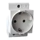 DIN RAIL SOCKET Schuko-2P+E 16A  2,5M