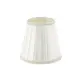 SHADE WHITE ORGANZA WITH PIPING AND BASE FOR E14