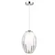 ВИСЯЩА ЛАПМА  ПРОЗРАЧНА АКРИЛНА 1Χ40W Ε27 17x H28cm HOMO