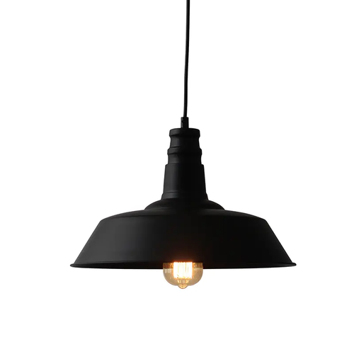 КАБАНА МЕТАЛНА ЧЕРНА Φ36CM 1ΧE27 MINORE