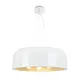 PENDANT LUMINAIRE 3XE27 METAL WHITE D48CM SALON