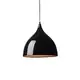 WALL LAMP 1 Χ Ε27 BLACK Φ35xΗ31cm METALLIC ROXANNE