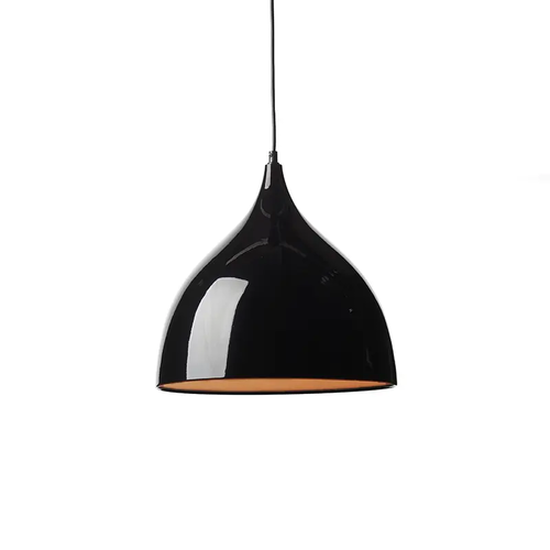WALL LAMP 1 Χ Ε27 BLACK Φ35xΗ31cm METALLIC ROXANNE