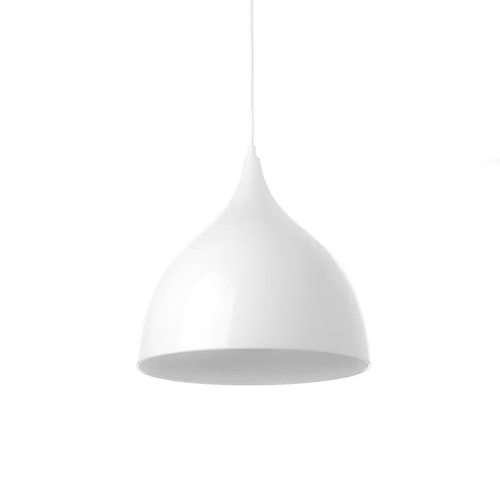 МЕТАЛНА КАБАНА 1ΧΕ27 БЯЛА Φ35χΗ31cm ROXANNE