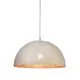 PENDANT 1XE27 METAL WHITE BRASS CORROSION Φ40ΧΗ120CM PLANETARIO