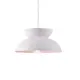 PENDANT 1ΧΕ27 METALIC WHITE D29XH120CM AEOLUS - изображение 4