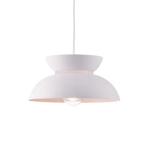 PENDANT 1ΧΕ27 METALIC WHITE D29XH120CM AEOLUS - изображение 4