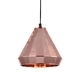 NETTO PENDANT 1ΧΕ27 GLASS COPPER Φ22ΧΗ125CM