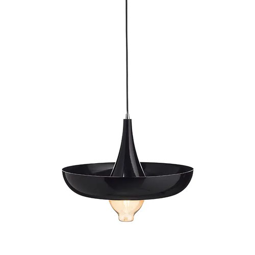ВИСЯЩА ЛАМПА 1ΧΕ27 ЧЕРНО МЕТАЛНО Φ40ΧΗ120CM SOBRERO