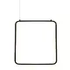ВИСЯЩА ЛАМПА ЛЕД 14W 3000K 1330LM ЧЕРНО МЕТАЛНО  30X14XH136CM SYMETRIA