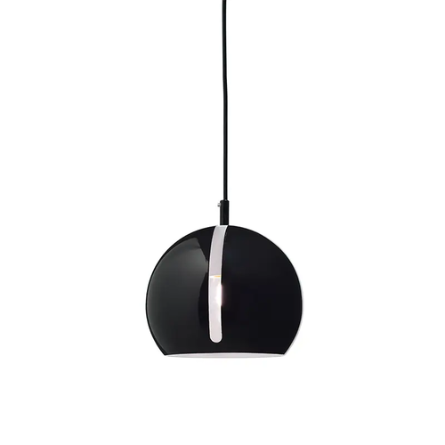 PENDANT 1XE27 METAL BLACK Φ20CM HOSTA